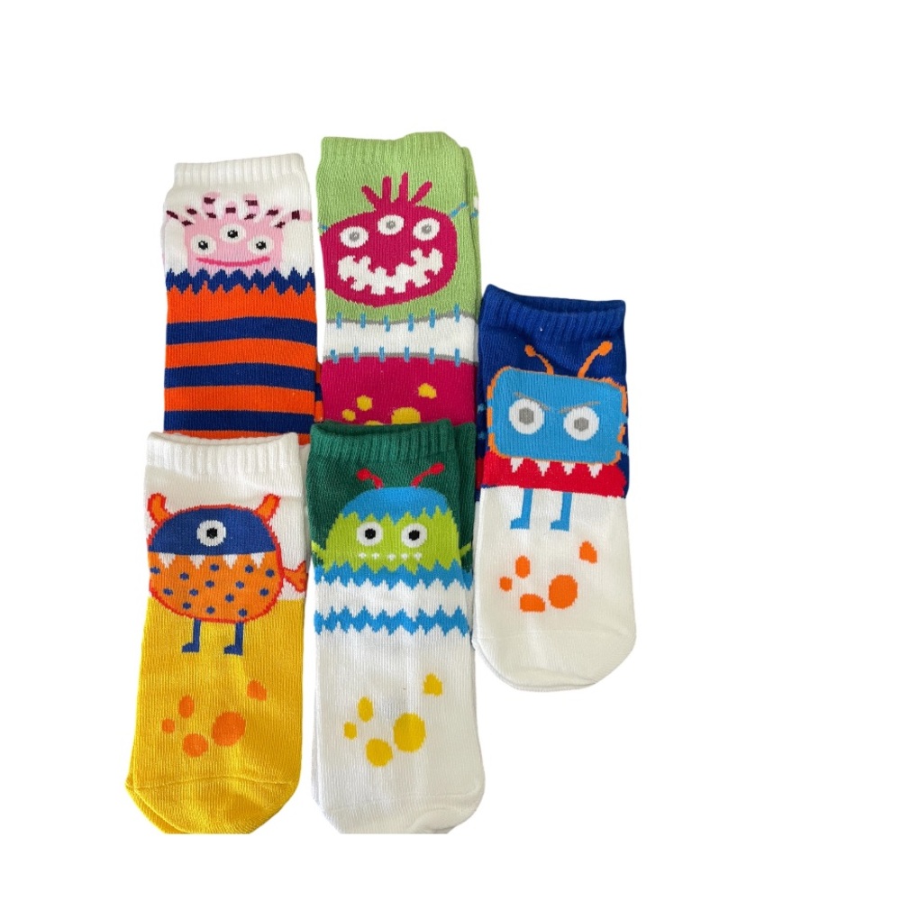 Love Lin Colorful Monster Patterned Socks